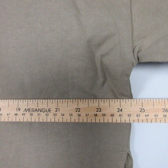 NIko And... Women's Tunic Top Long Sleve Pullover Casual Side Slits 3 Taupe 318 - Picture 7 of 9